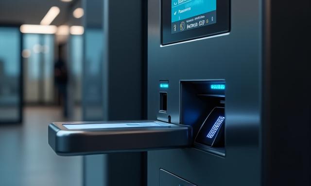 Sicherheitsterminal mit biometrischer Zutrittskontrolle